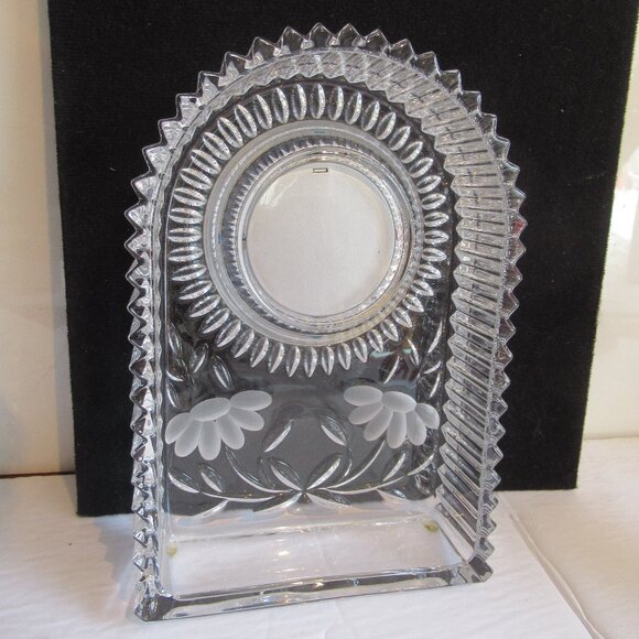 Princess House Led Crystal Mantel Clock. Gold, Unused, Vintage - Picture 5 of 11